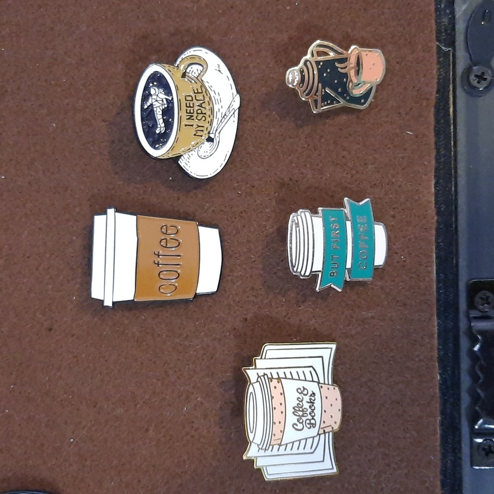 Coffee Lover Pins